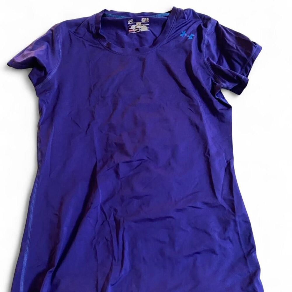 Under-armour Women's Purple and Blue T-shirt